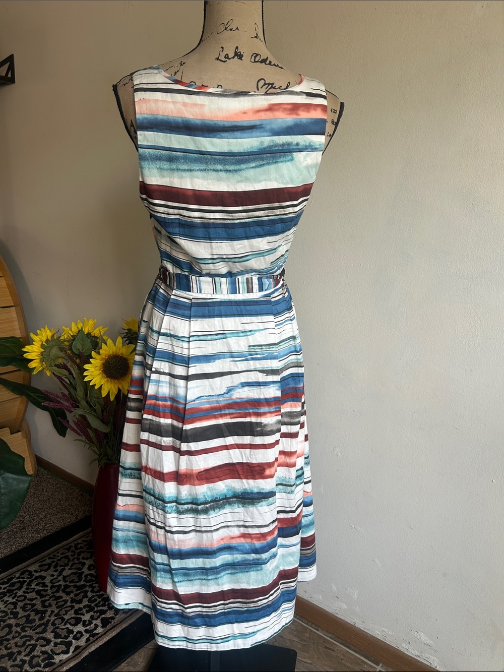 Anthropologie Moulinette Souers Afterlight Striped Dress Size 8 NWT - Picture 10 of 13